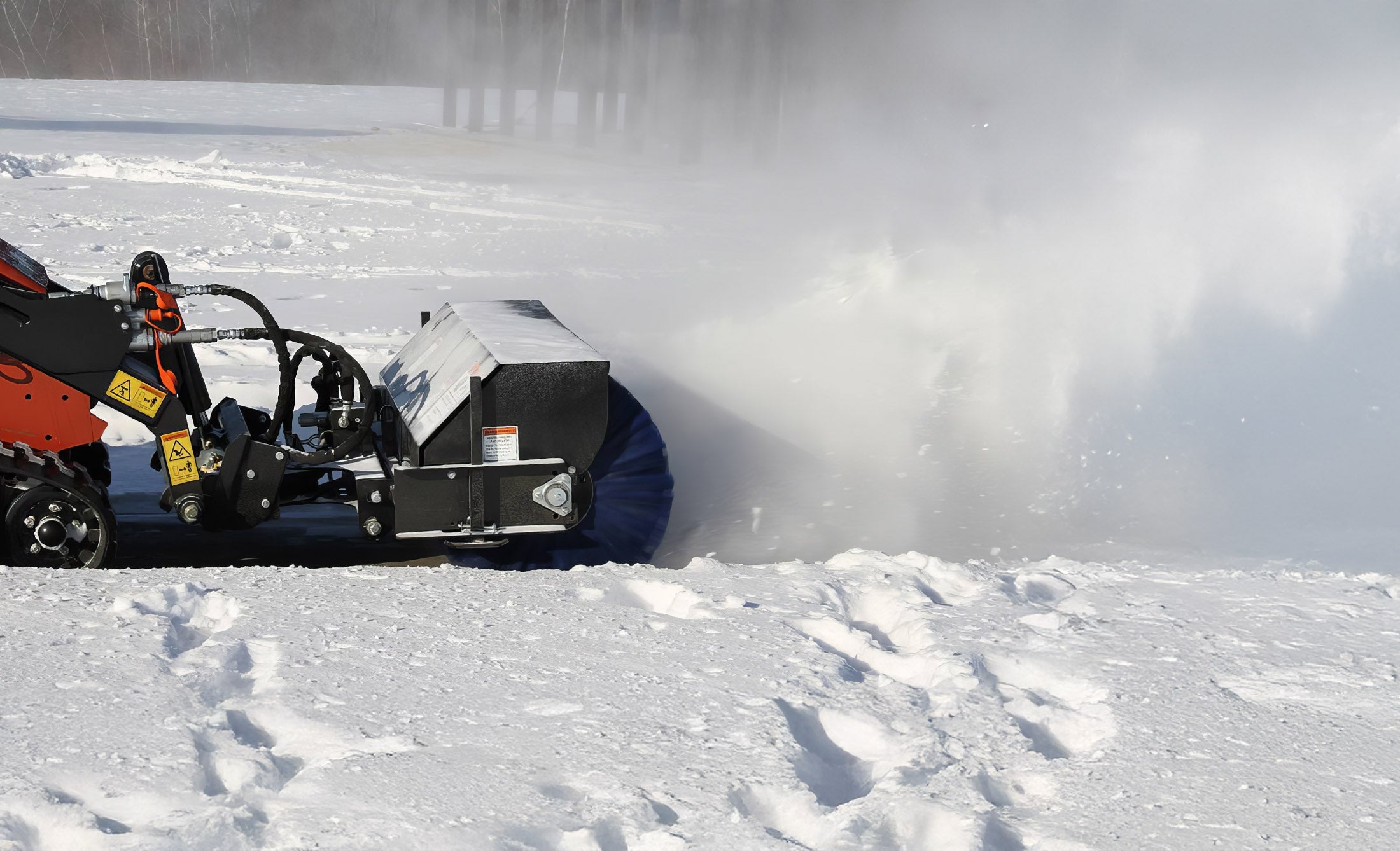 Mini Skid Steer | Sweepers & Brooms – Quick Attach