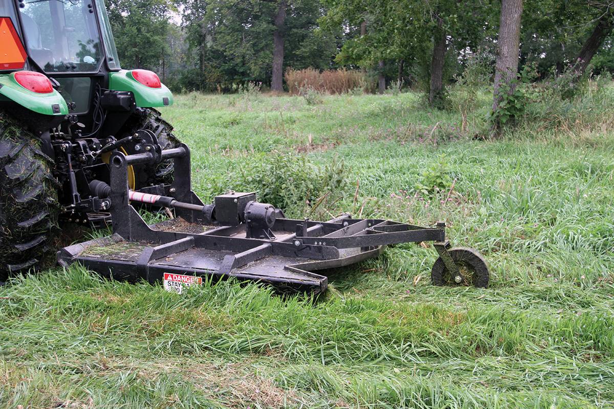 Tail wheel is easily adjustable for height and can be secured in an upright position when not needed