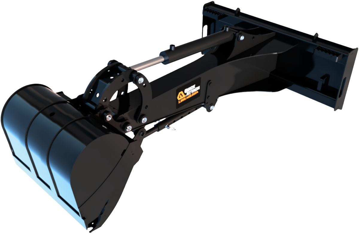 EZ Dig Skid Steer Backhoe Attachment | 6-Foot Digging Depth – Quick Attach