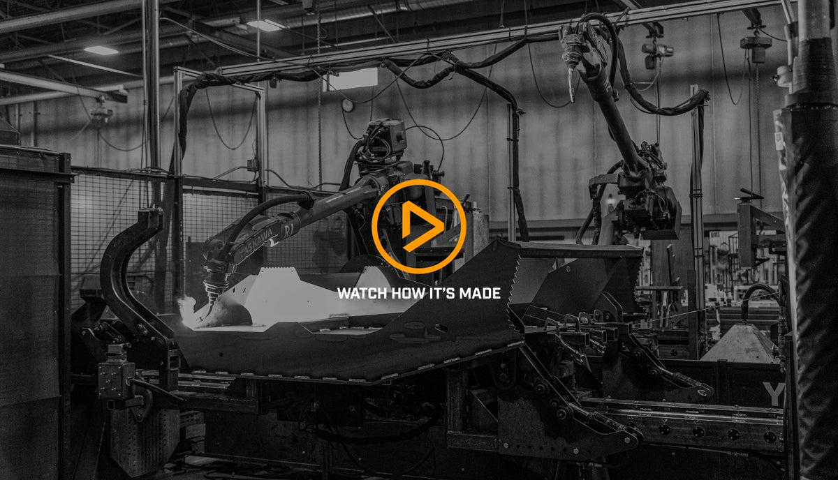 Watch how the Quick Attach Rock Haul HD rock grapple bucket is built in Minnesota
