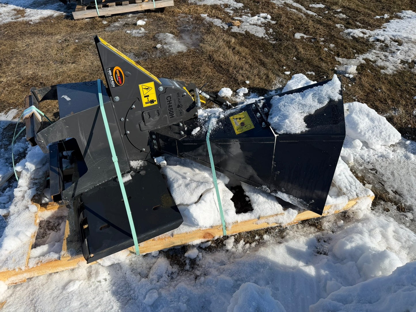 CERTIFIED USED1516 - 4.5" MINI WOOD CHIPPER-UNIVERSAL MOUNT - $6,495 +FREIGHT