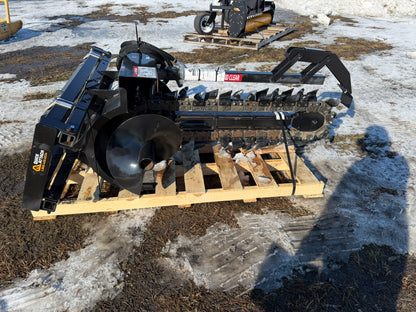 CERTIFIED USED1909 - 4' X 6" 50/50 BULLET TX-250 TRENCHER - WAS $9,995 + FREIGHT. NOW SAVE $800 & ONLY $199 FREIGHT