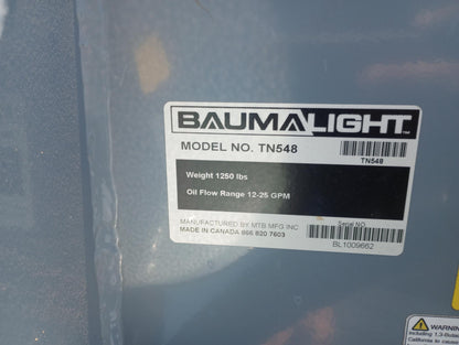 CERTIFIED USED1484 - TN548 BAUMALIGHT TRENCHER - $7,995 +FREIGHT