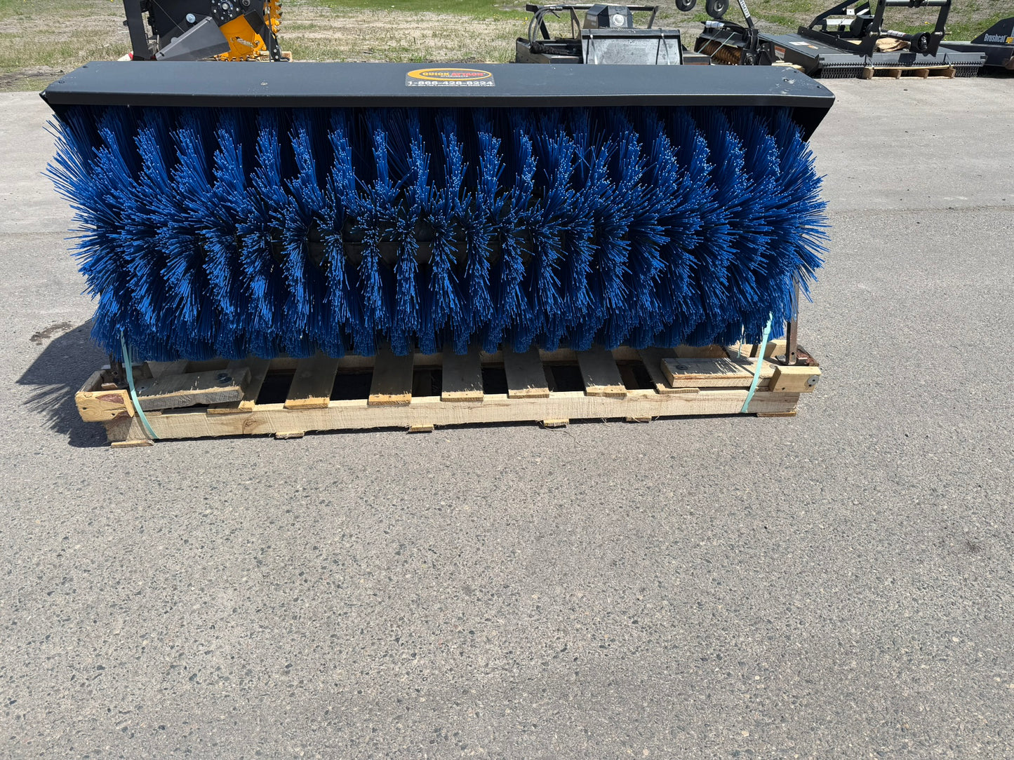 CERTIFIED USED1966 - 84" ANGLE BROOM-POLY W/HYDRAULIC - $5,595 +FREIGHT