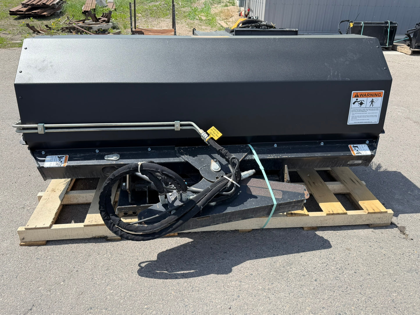 CERTIFIED USED1966 - 84" ANGLE BROOM-POLY W/HYDRAULIC - $5,595 +FREIGHT