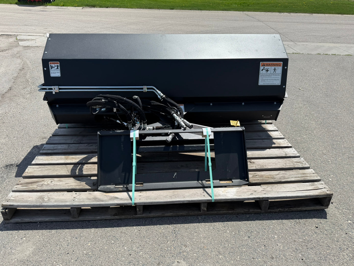 CERTIFIED USED2027 - 84" ANGLE BROOM-POLY W/HYDRAULIC - $6,495 +FREIGHT