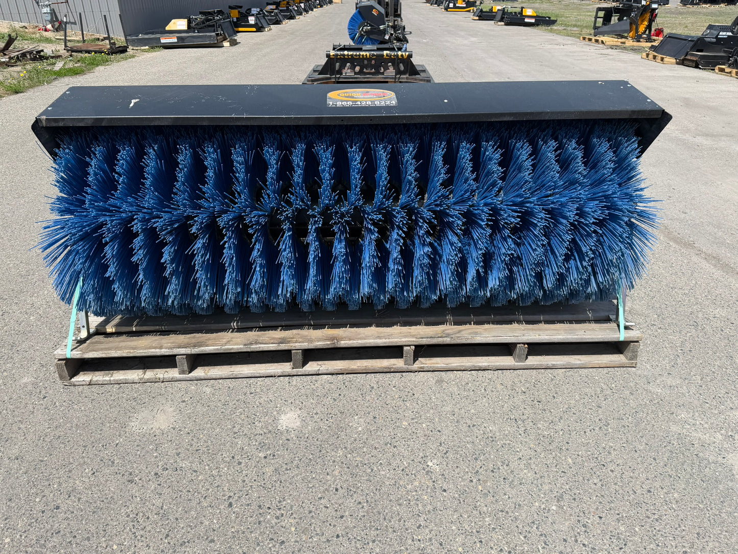 CERTIFIED USED2027 - 84" ANGLE BROOM-POLY W/HYDRAULIC - $6,495 +FREIGHT