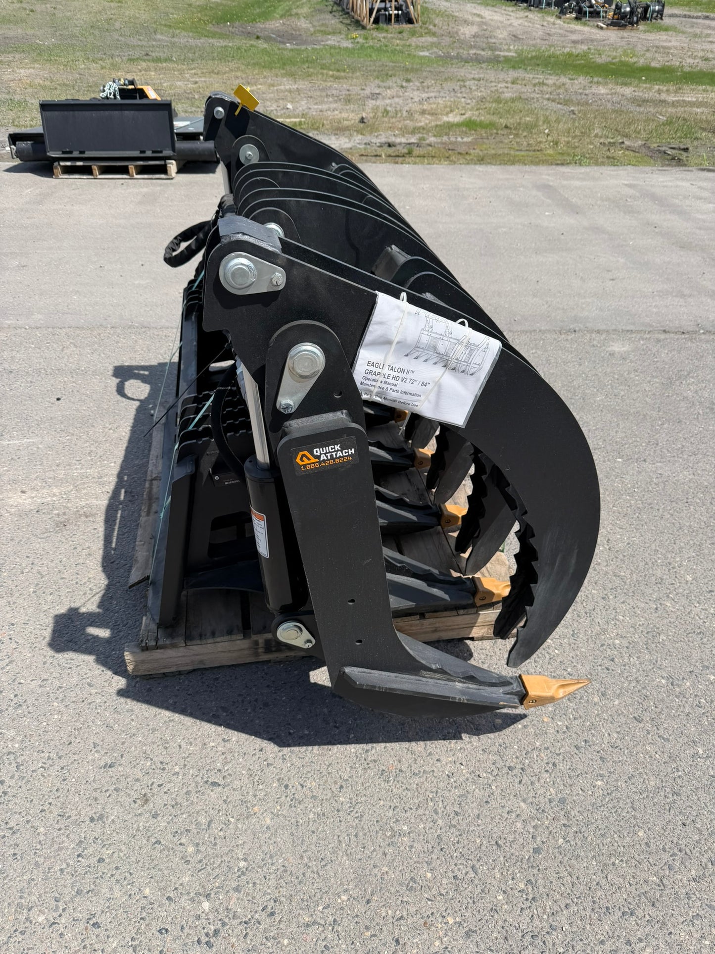 CERTIFIED USED2031 - 72" EAGLE TALON V2 W/BOLT IN CENTER - $5,095 +FREIGHT