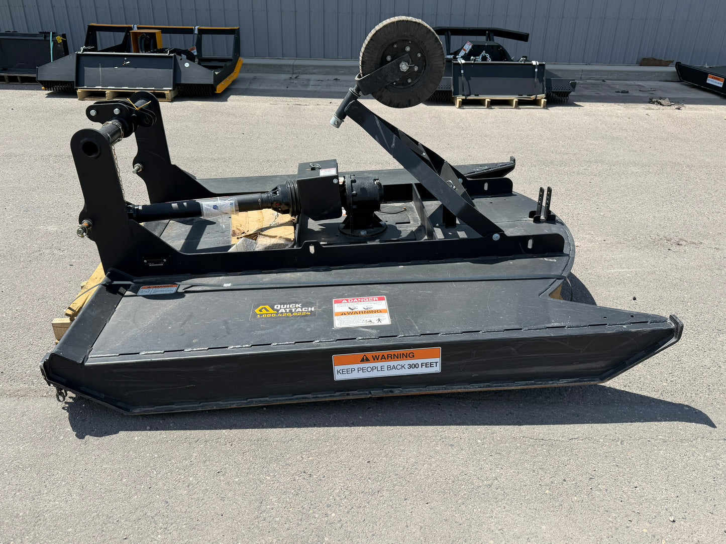 CERTIFIED USED2011 - 78" 3 POINT BRUSH TRASHER V3 - $6,495 +FREIGHT