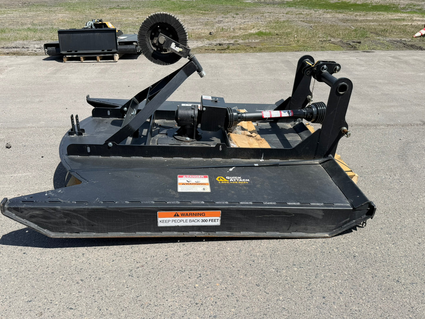 CERTIFIED USED2011 - 78" 3 POINT BRUSH TRASHER V3 - $6,495 +FREIGHT