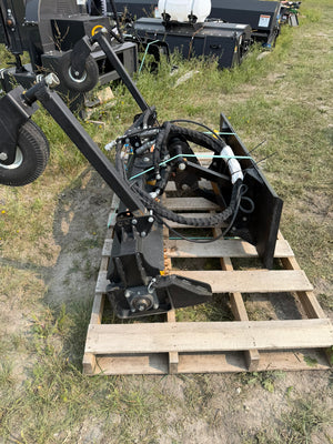 60" | Mini Soil Conditioner | Power Scape Mini | w/Float & Hydraulic Angle | USED2034