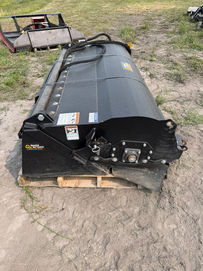 84" | Pick-Up Broom HD | V2 | w/Curb Sweeper | Poly Bristles | USED2044