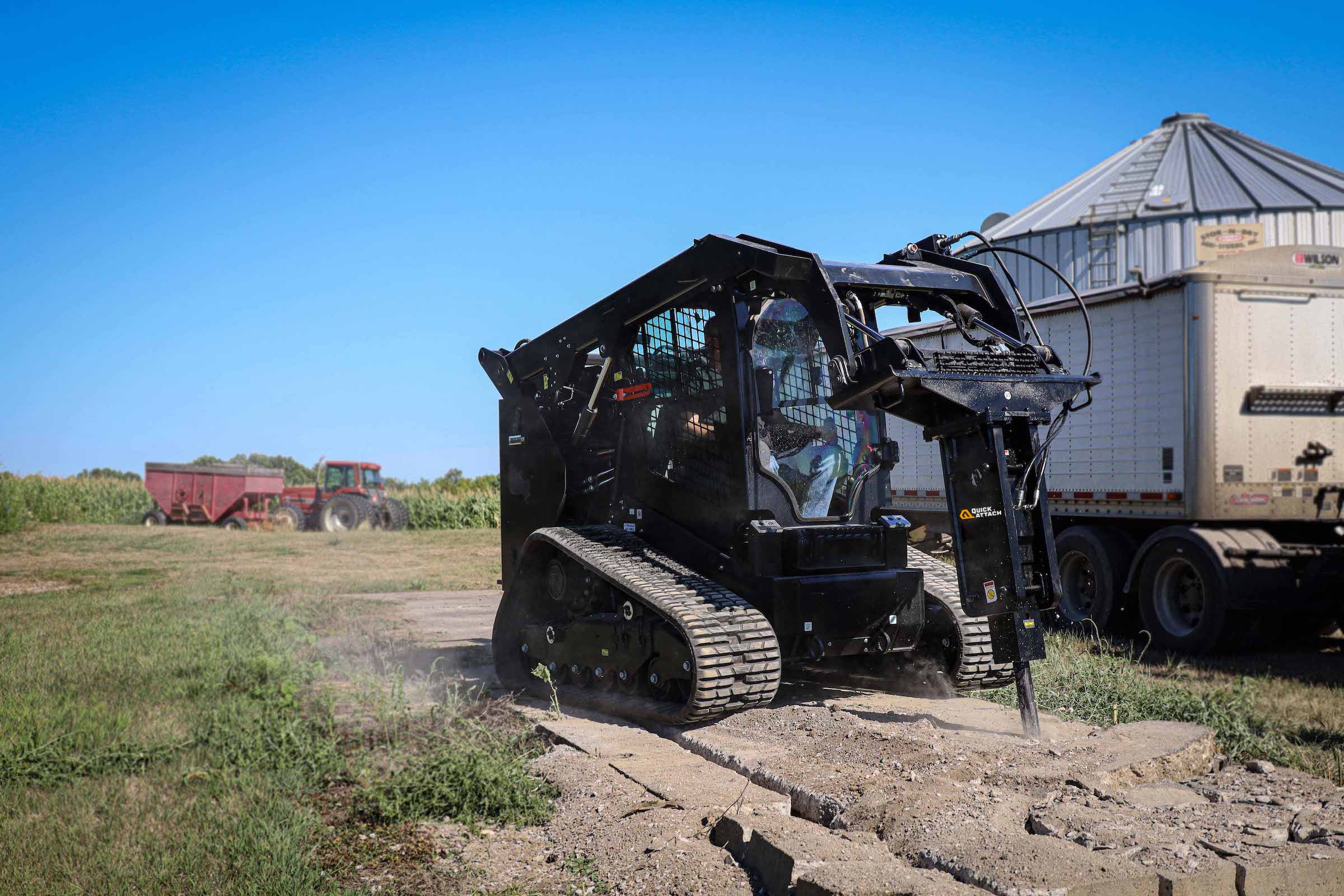 Skid Steer Breaker/Jack Hammer | The Big Break – Quick Attach