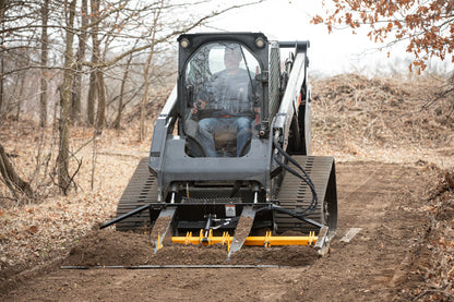 land leveler attachment on skid steer