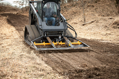 land leveler attachment on skid steer