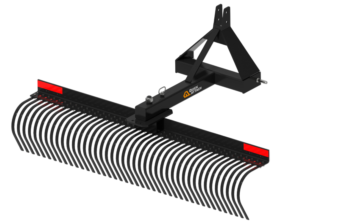 Landscape Rake for Tractors | Quick Rake | Quick Attach