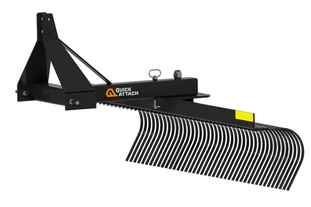 Landscape Rake for Tractors | Quick Rake | Quick Attach