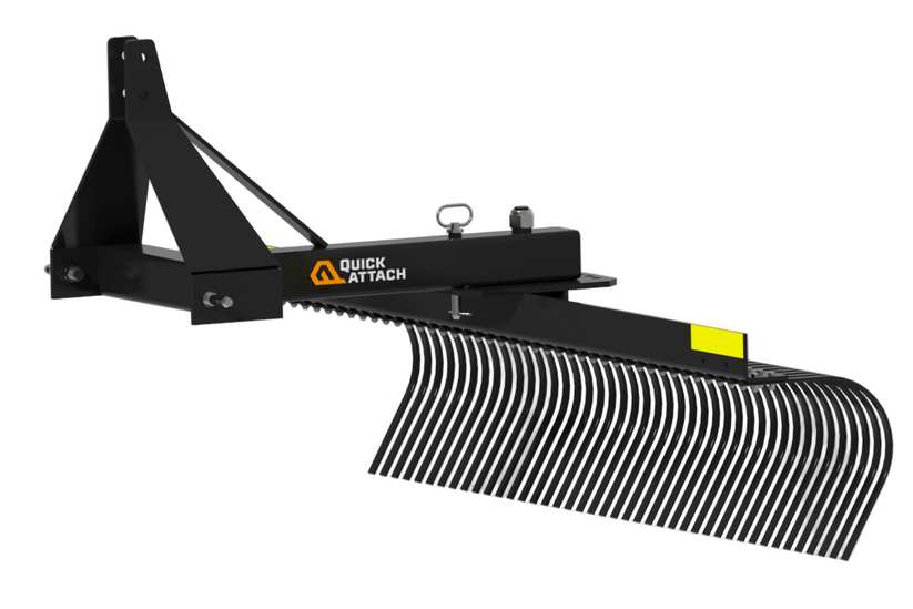 Landscape Rake for Tractors | Quick Rake | Quick Attach