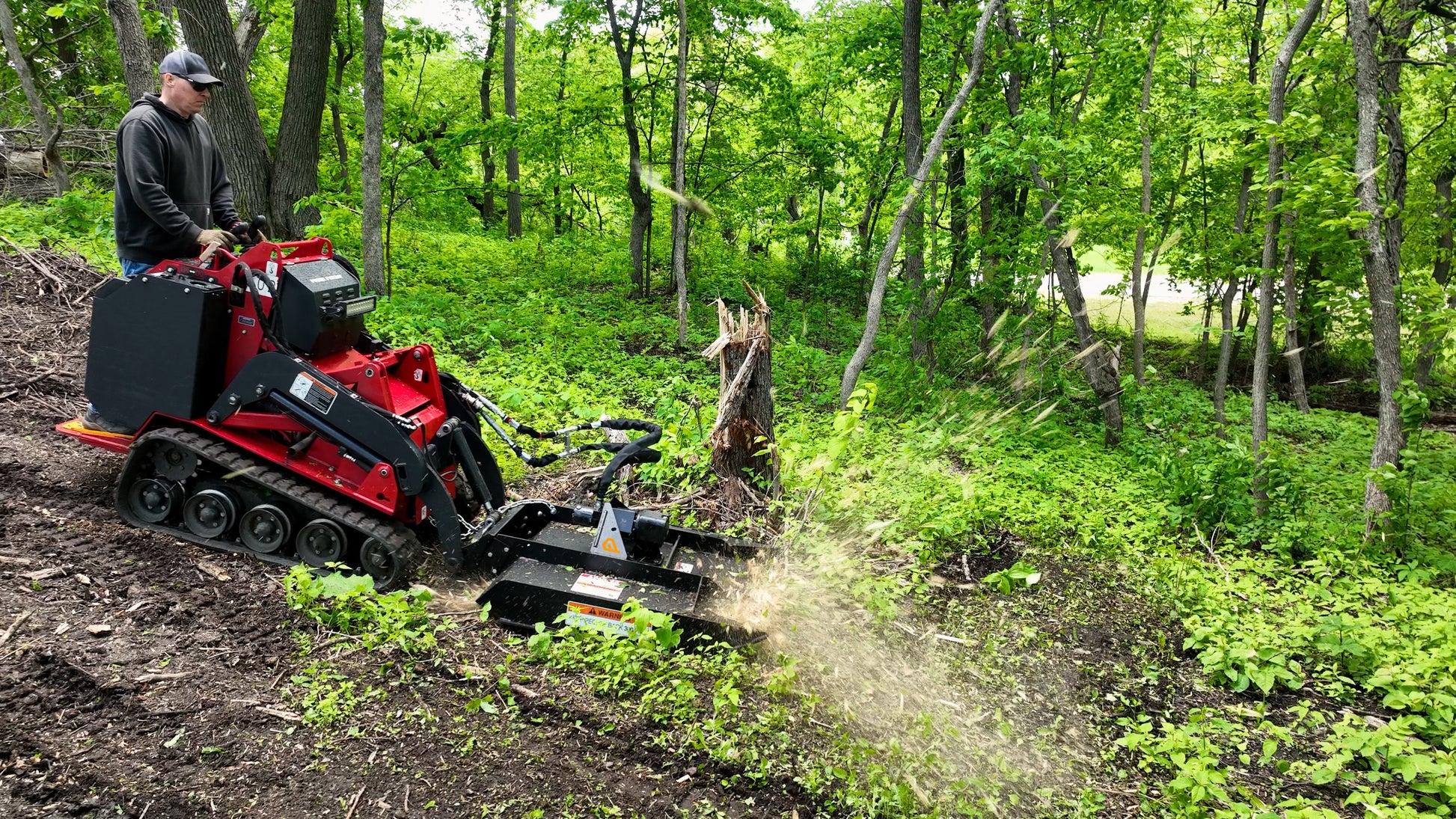 The Brush Buster Mini - Mini Skid Steer Brush Cutter/Mower