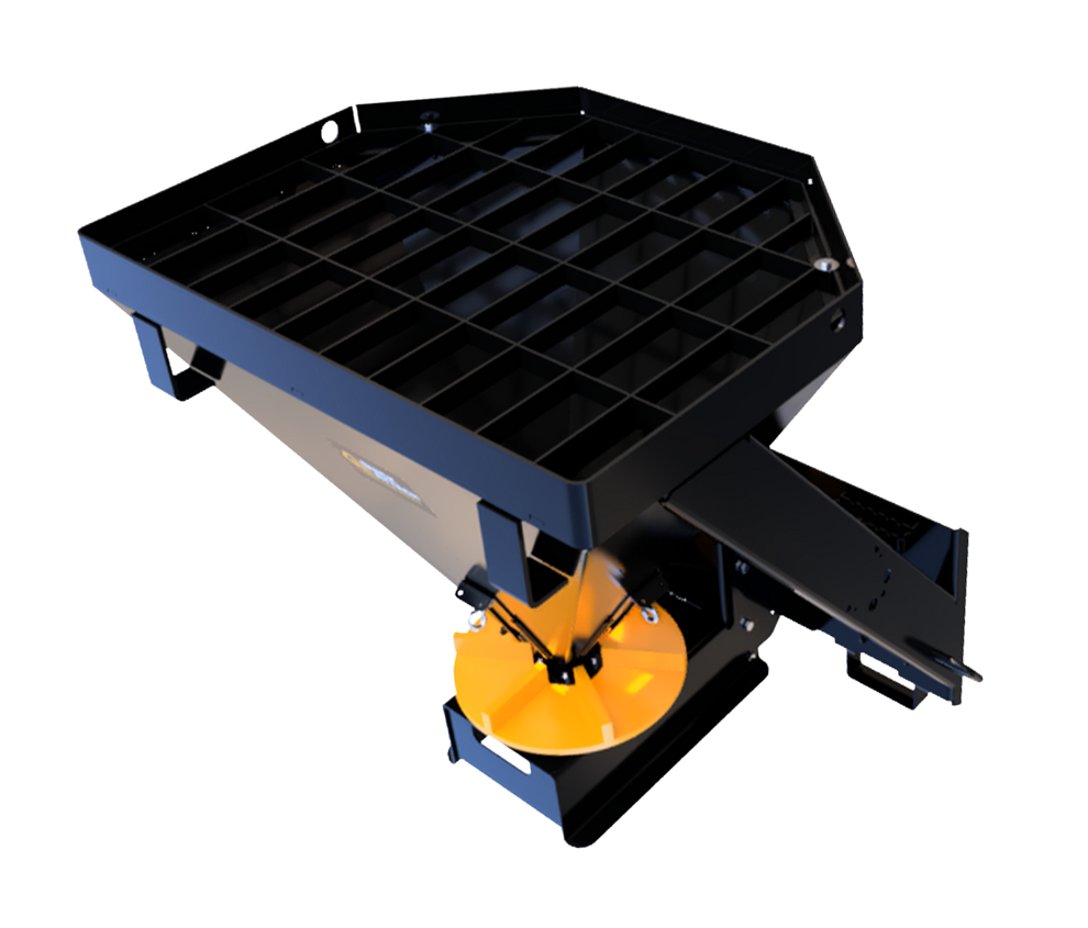 Power Spreader | Skid Steer Salt, Sand & Fertilizer Spreader – Quick Attach