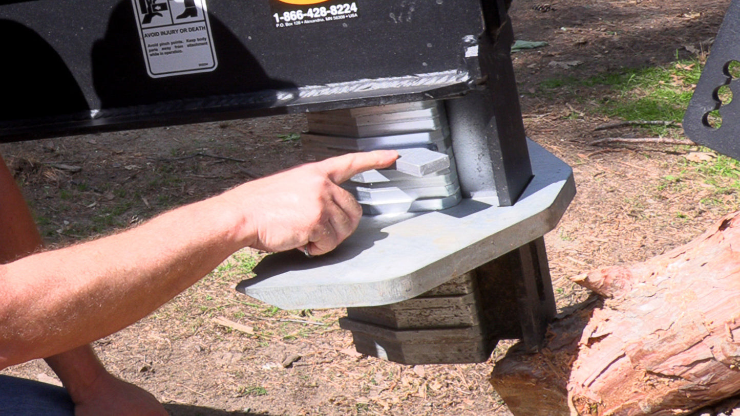 The Quick Split Mini - Mini Skid Steer Log Splitter