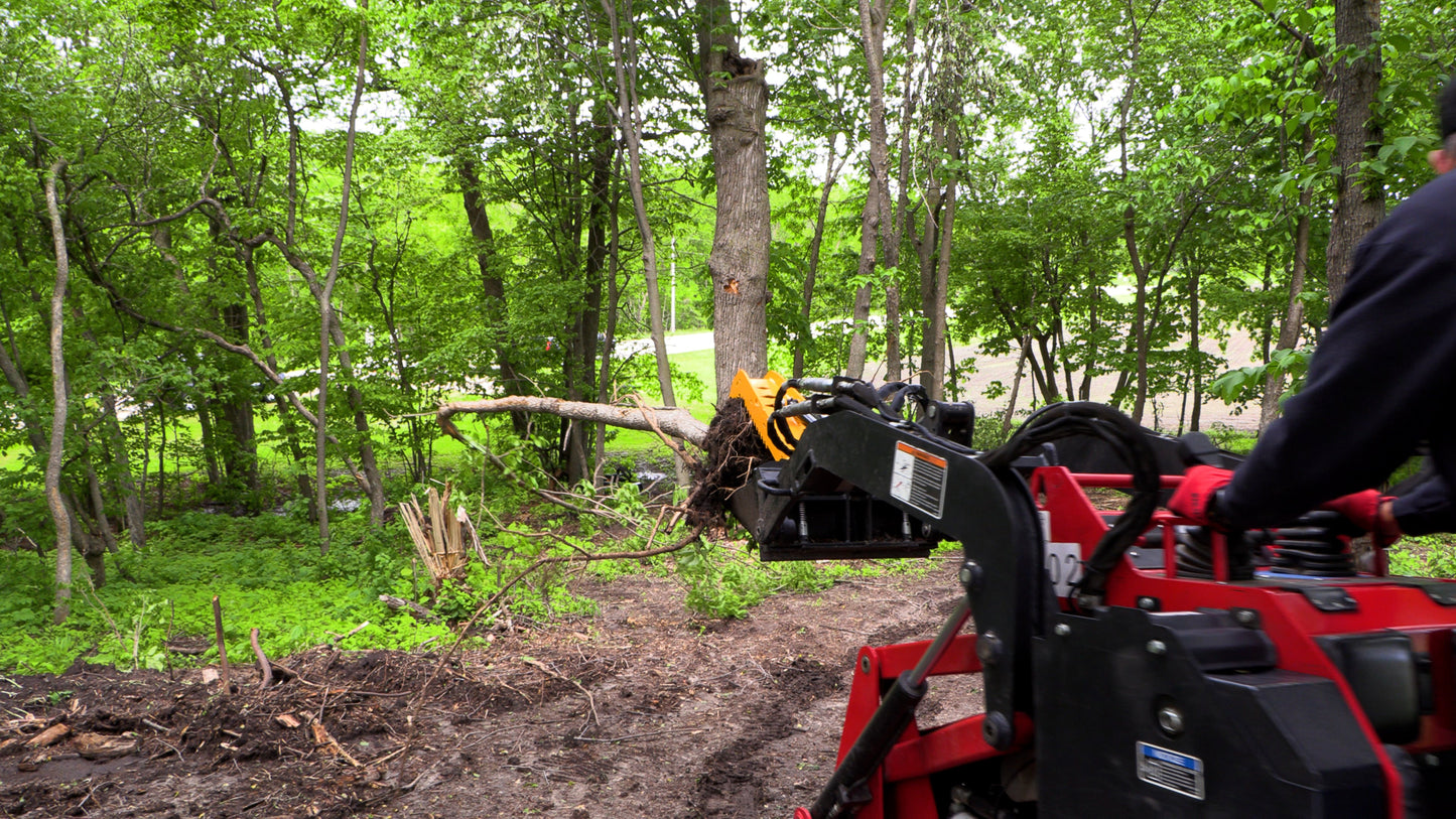 Mini Skid Steer Stump Bucket