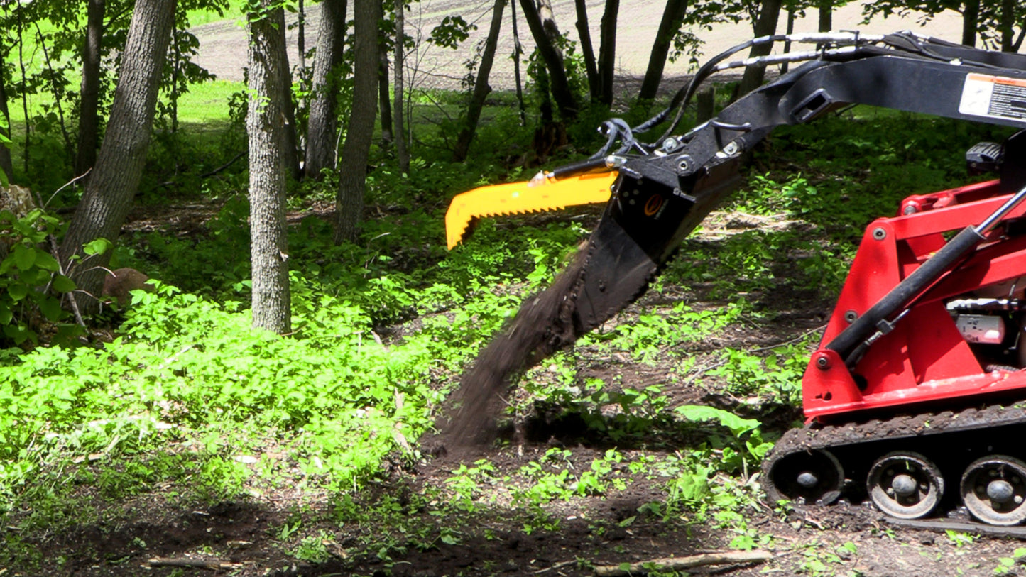 Mini Skid Steer Stump Bucket