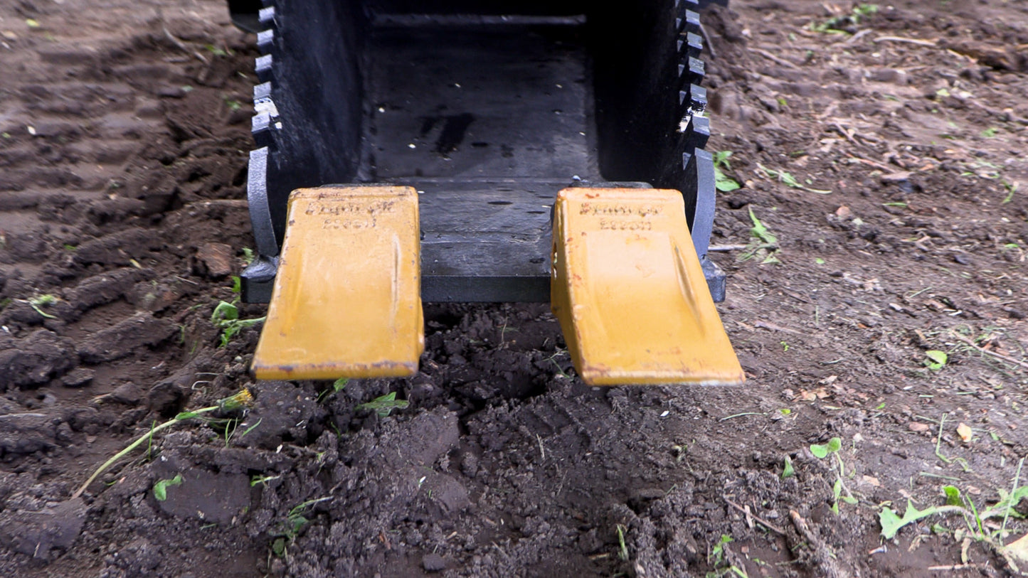 Mini Skid Steer Stump Bucket