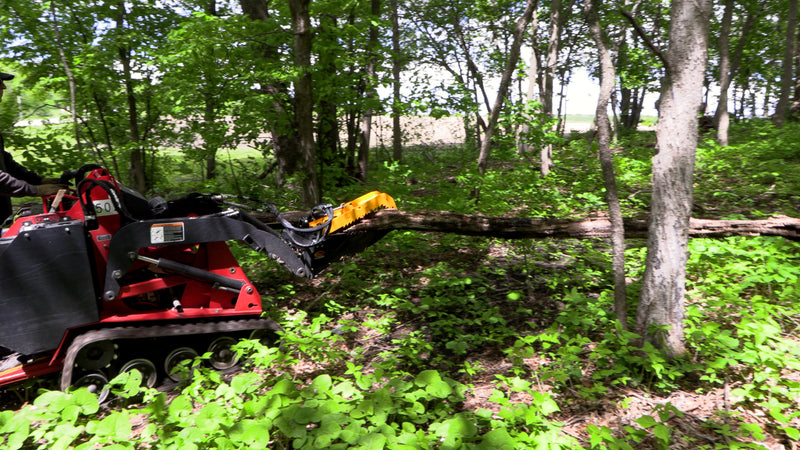 Mini Skid Steer Stump Bucket Grapple