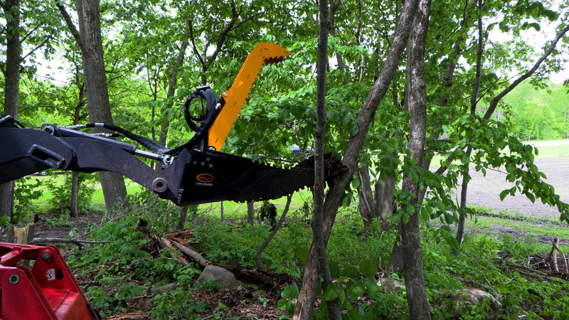 Mini Skid Steer Stump Bucket Grapple