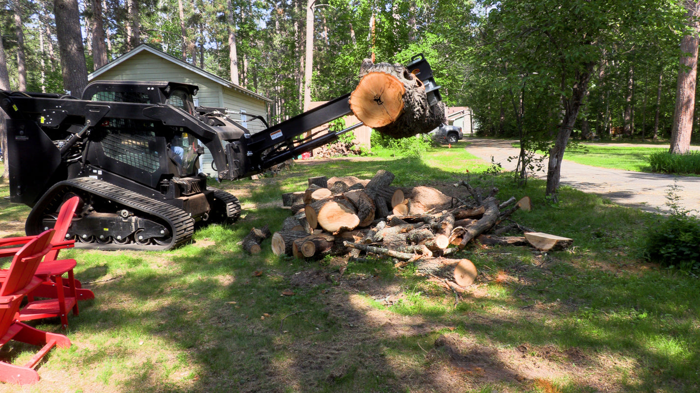Skid Steer Log Splitter | The Quick Split – Quick Attach