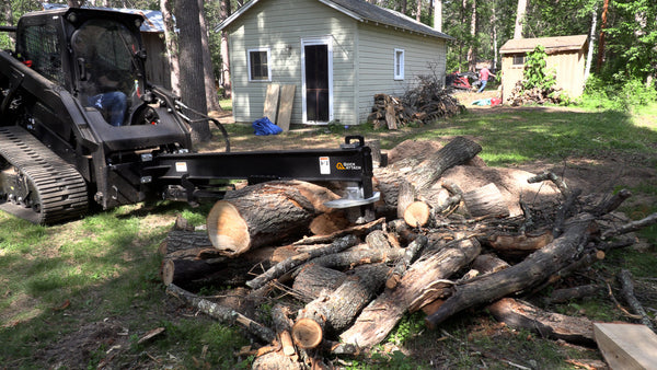 Skid Steer Log Splitter | The Quick Split – Quick Attach