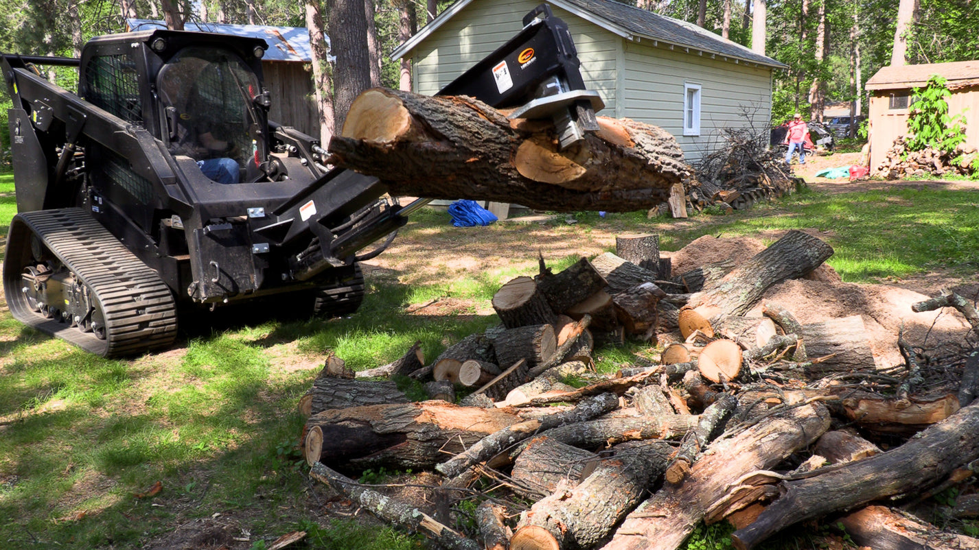 Skid Steer Log Splitter | The Quick Split – Quick Attach