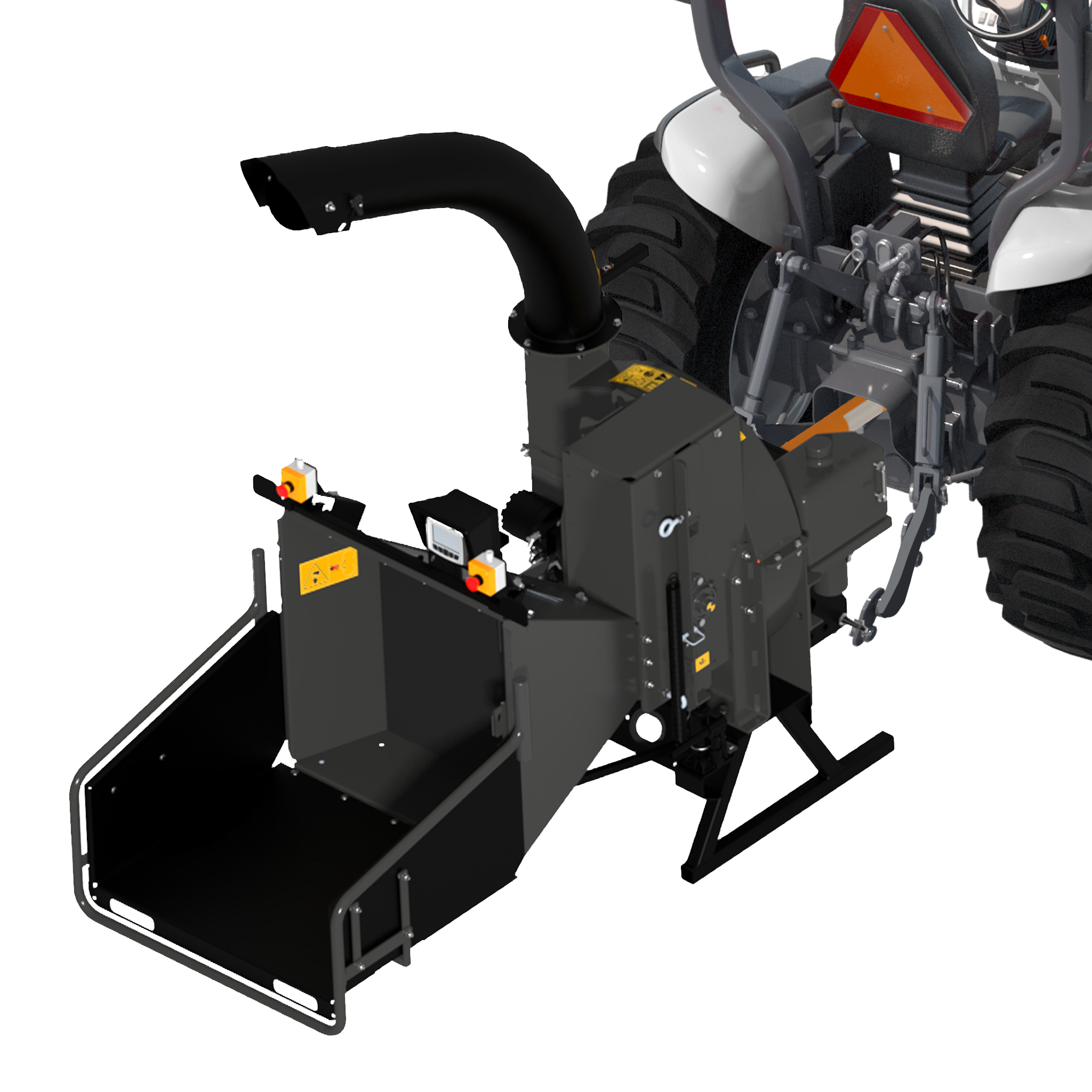The Big Chipper - 3-Point PTO Brush Chipper – Quick Attach