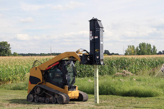 Scrap Rope Driver Skid Steer | Augers, Post Drivers & Breakers – Quick Attach