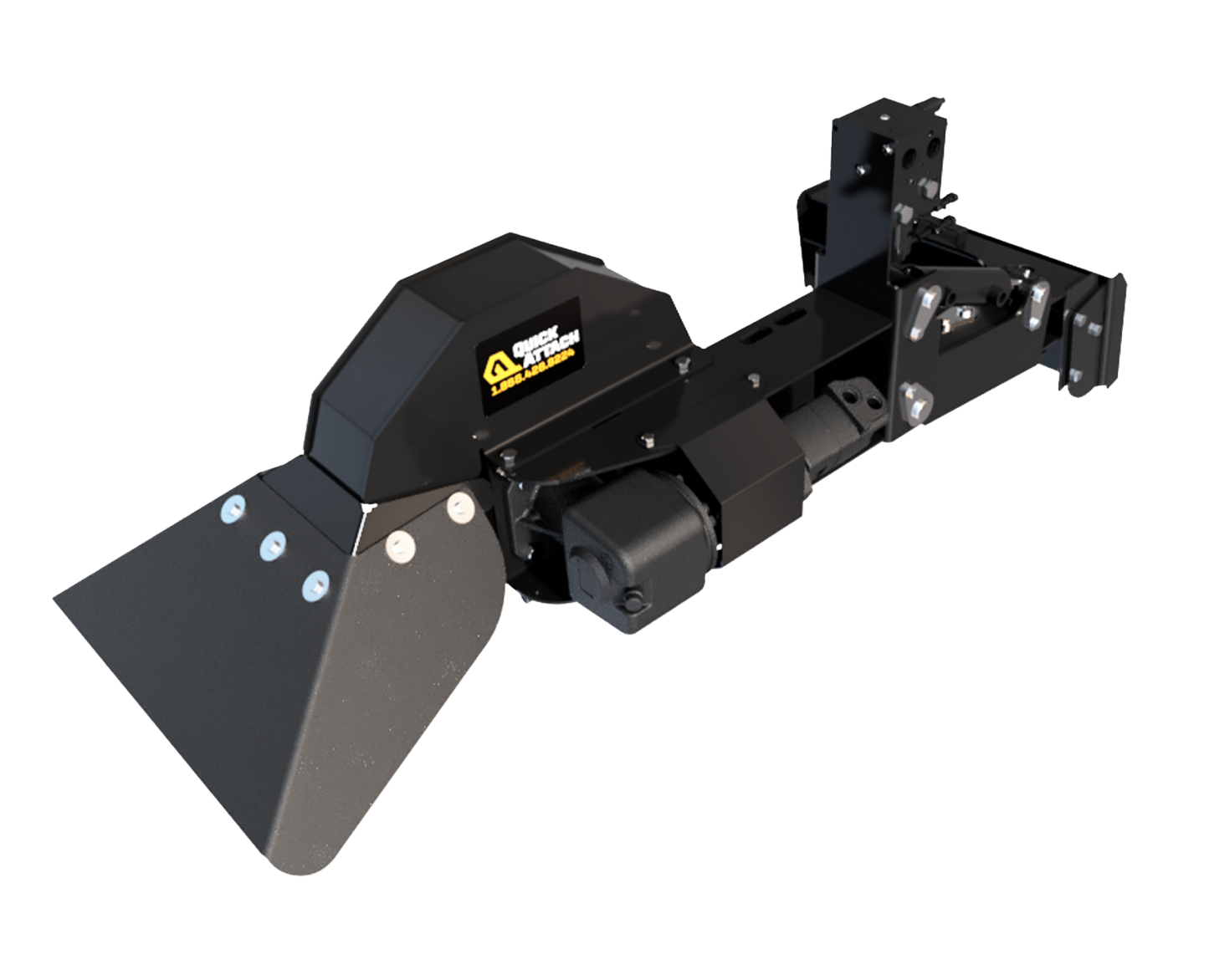 The Quick Stump-Away Mini - Mini Skid Steer Stump Grinder