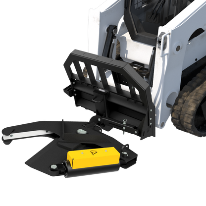 Skid steer tree shear attachment 