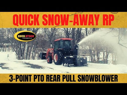 Quick Snow-Away RP - 3-Point PTO Rear Pull Snowblower