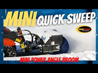 Quick Sweep Mini - Mini Skid Steer Angle Broom