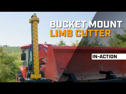 Bucket Mount Limb Cutter | Skid Steer & Tractor Brush Trimmer | 24"