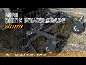 60" | Mini Soil Conditioner | Power Scape Mini | w/Float & Hydraulic Angle | USED2034