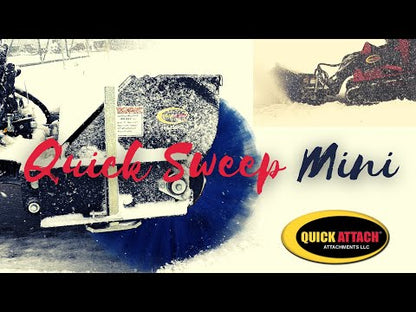 Quick Sweep Mini - Mini Skid Steer Angle Broom