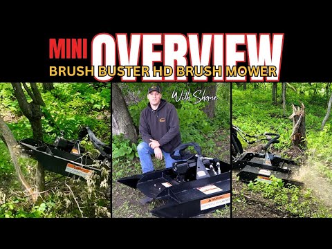The Brush Buster Mini - Mini Skid Steer Brush Cutter/Mower
