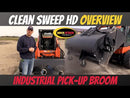 CERTIFIED USED1446 - 72" HD PICK-UP BROOM POLY/STEEL W/WATER KIT & CURB SWEEPER - $6,495 +FREIGHT