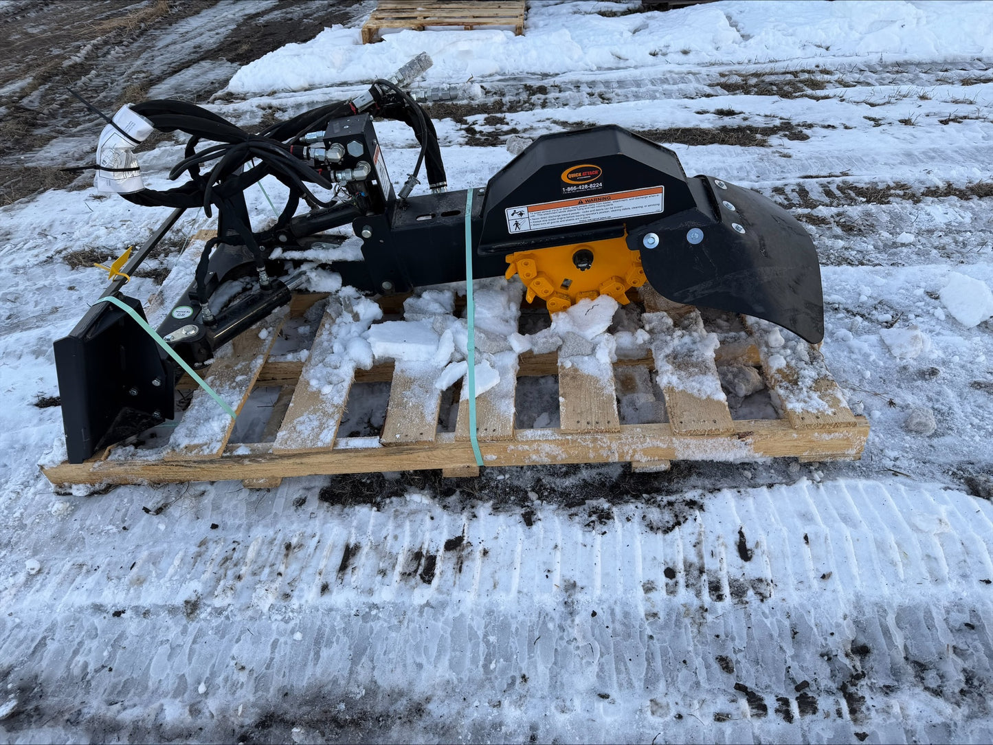 CERTIFIED USED1871 - MINI STUMP GRINDER-BOBCAT MOUNT - $6,595 +FREIGHT