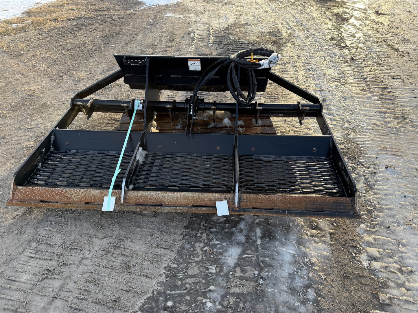 PHOTO UNIT USED1809 - 78" LAND LEVELER W/SCARIFIER AND SCREENS - $4,295 +FREIGHT