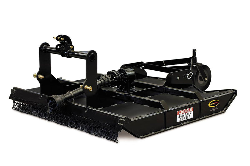 Our 3-point brush mower is the perfect companion for your compact tractor. Break new trails, clear ditches or other overgrown areas. The innovative “Stump Jumper” is designed to prevent damage to the unit. This unit operates both forwards and backwards.