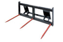 This is a square bale spear with added pitch for increased rollback