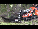 Industrial Mini Skid Steer Brush Cutter/Brush Mower- The Brush Buster Mini by Quick Attach