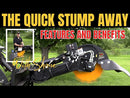 Industrial Skid Steer Stump Grinder | The Quick Stump Away
